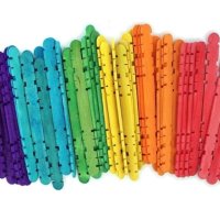 Ice Cream Sticks Color 50p