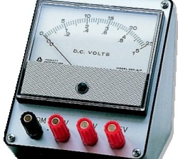 Voltmeter Triple Scale