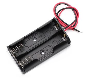 Battery Holder w Leads 2*AA