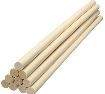 Sticks Dowel Wood 8p 30×0.8