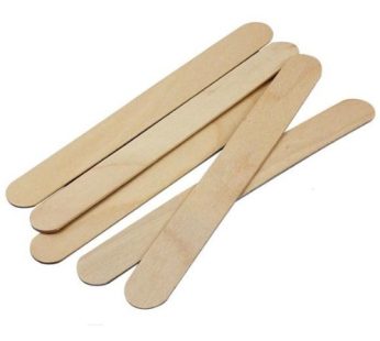 Sticks Tongue Depressor Col Wood Large